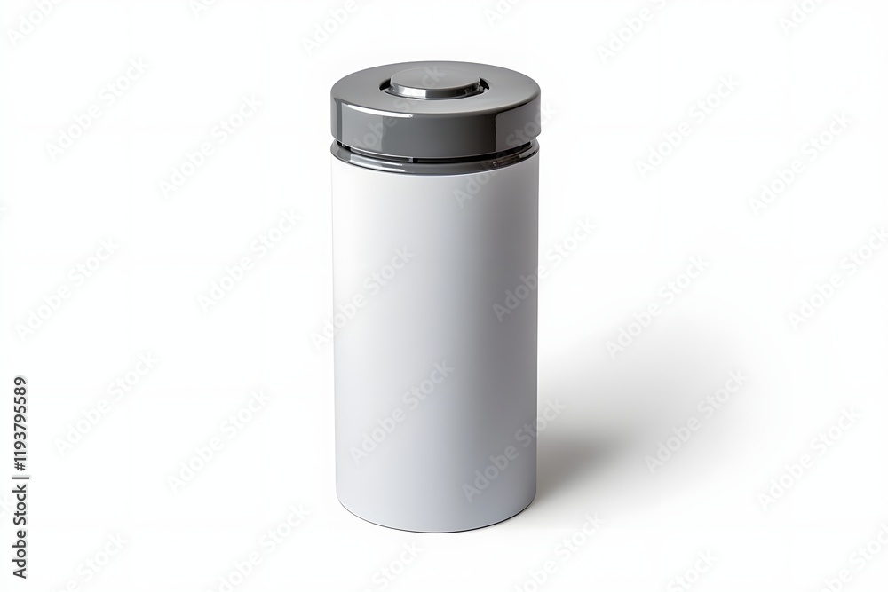 Design a Sleek Water Bottle with a Gray Lid Design a Sleek Water Bottle with a Gray Lid