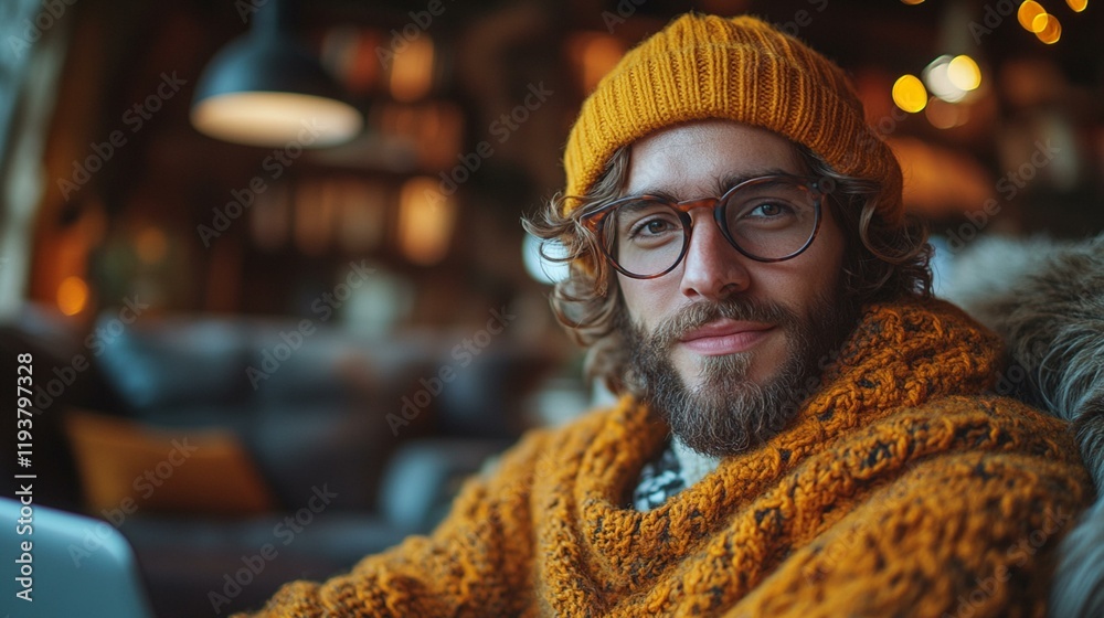 A remote worker using a laptop in a cozy home office setting, symbolizing the shift towards digital and flexible work environments. 286 A remote worker using a laptop in a cozy home office setting, symbolizing the shift towards digital and flexible work environments. 286