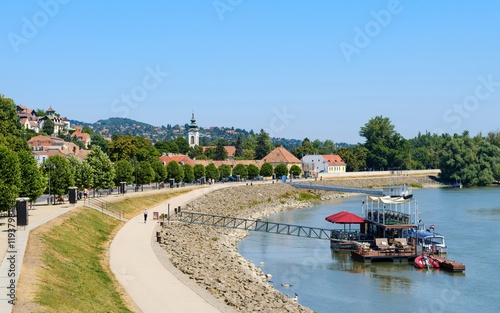 The banks of the Danube. The town Szentendre near Budapest. East Europe, Hungary