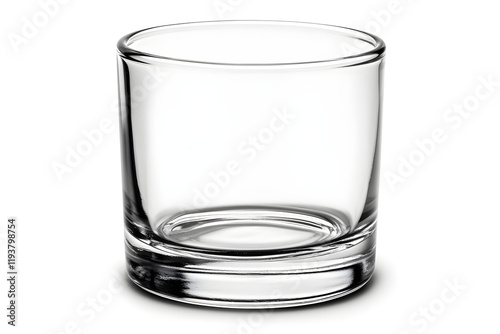 Wallpaper Mural Empty Glass, Crystal Clear, Drinks Vessel, Shiny, Transparent, Beverage Container, Simple Design, Clean Glassware,  Home Barware,  Glass Shot Torontodigital.ca