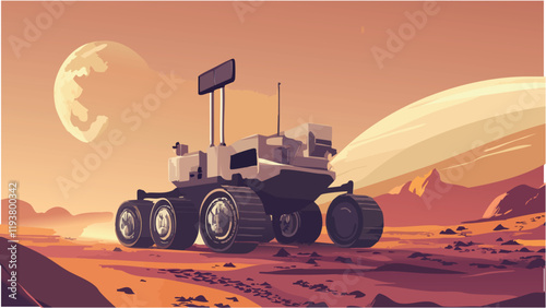 Mars Rover- Exploring the Red Planet.eps