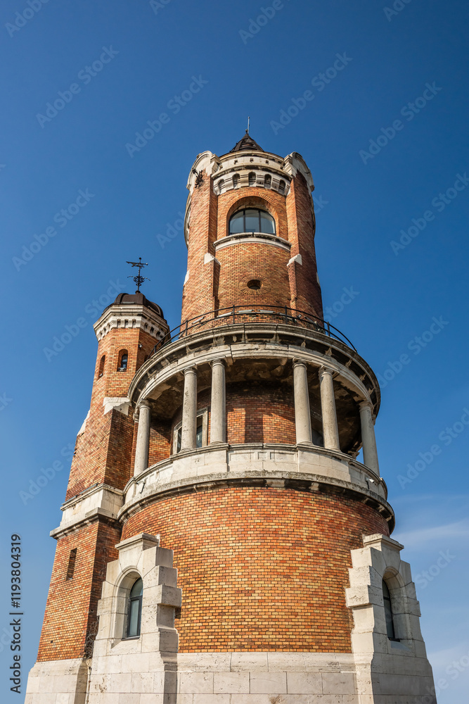 Kula Gardos, or Millenium tower, in Zemun, Belgrade. Kula Gardos, or Millenium tower, in Zemun, Belgrade.