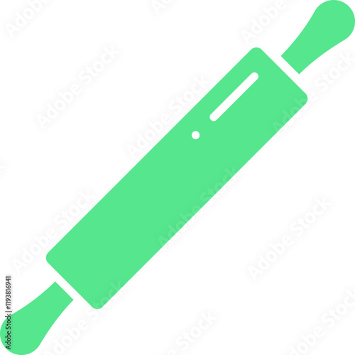 Rolling Pin icon single vector illustration