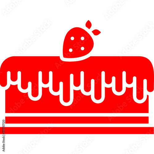 Cake II icon single vector illustration