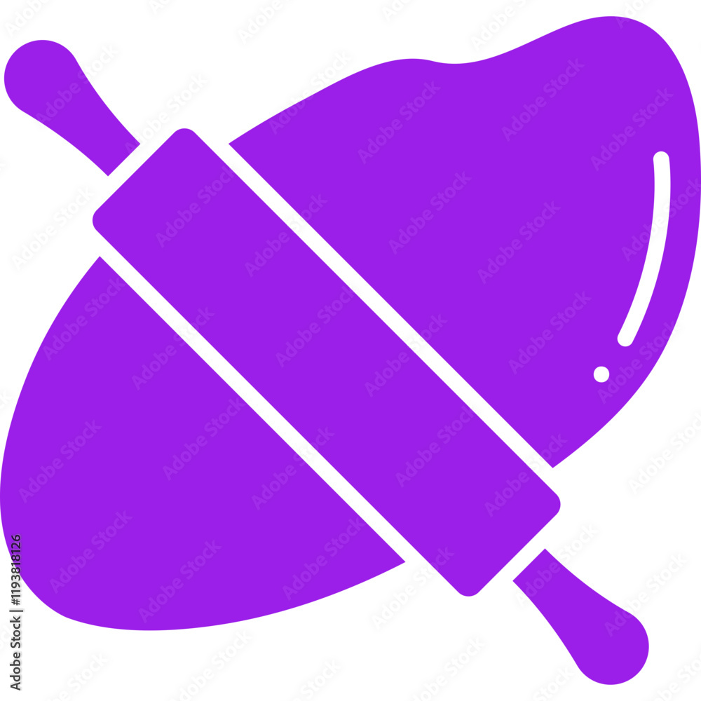 Rolling Dough icon single vector illustration Rolling Dough icon single vector illustration