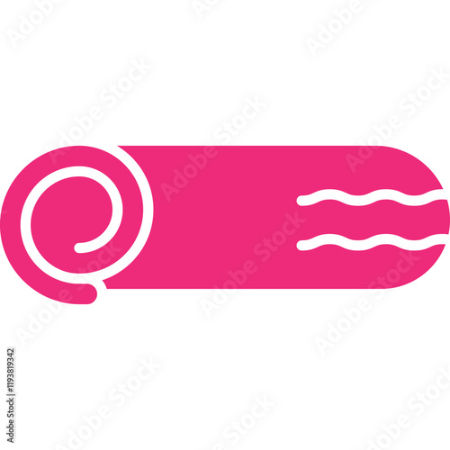 Swiss Roll icon single vector illustration
