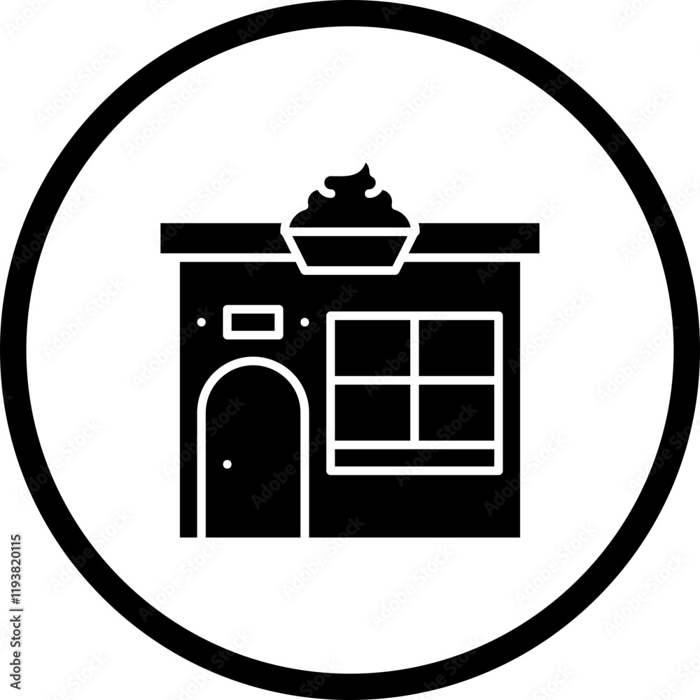 Bakery icon single vector illustration Bakery icon single vector illustration