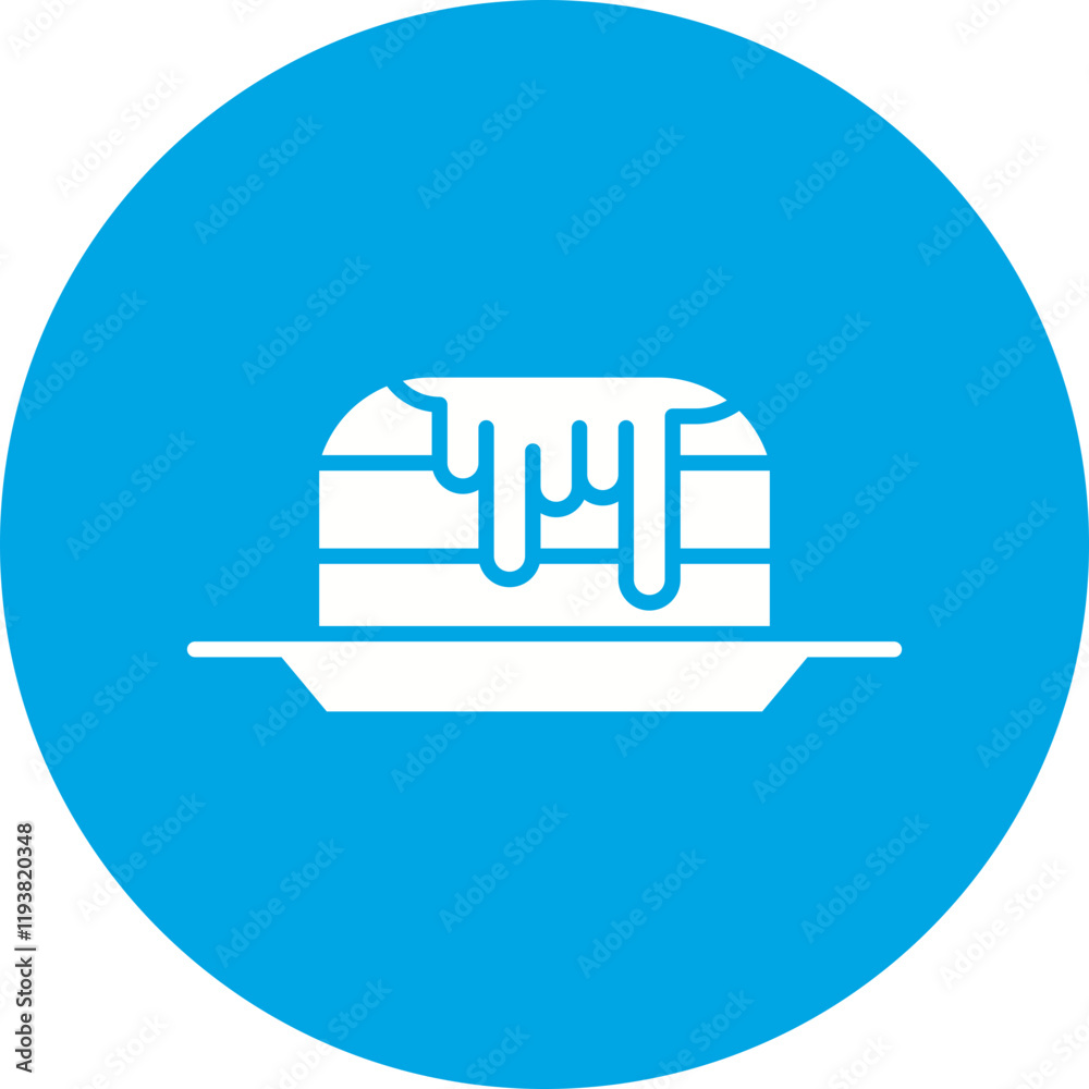 Pancakes icon single vector illustration Pancakes icon single vector illustration