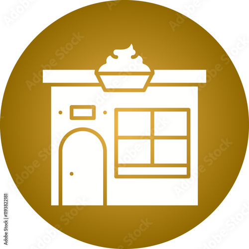 Bakery icon single vector illustration
