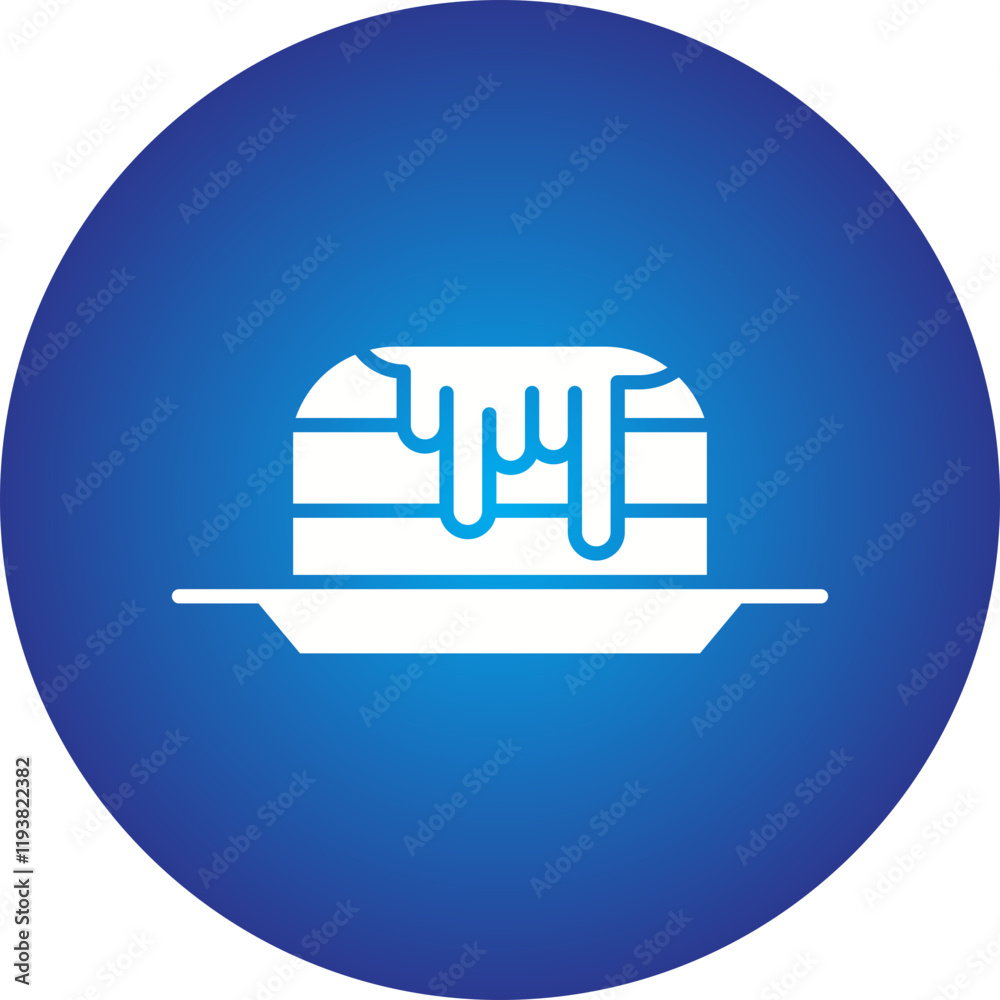 Pancakes icon single vector illustration Pancakes icon single vector illustration