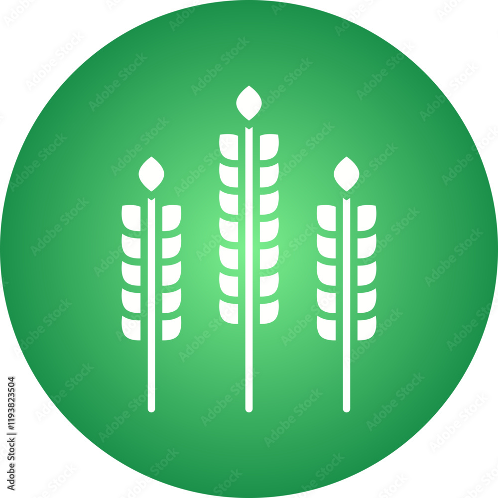 Wheat icon single vector illustration Wheat icon single vector illustration