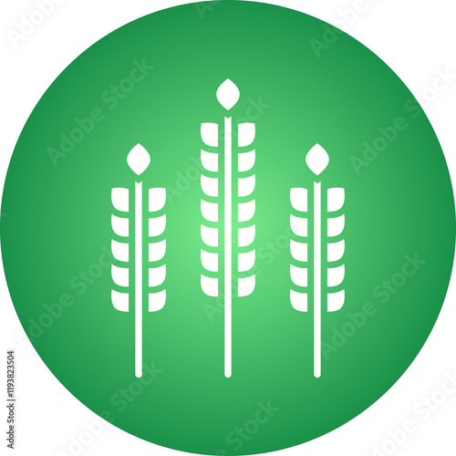 Wheat icon single vector illustration