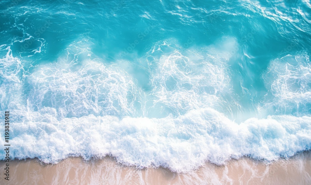 Soft waves on a serene turquoise ocean at dusk, with gentle ripples and subtle foam , peaceful atmosphere, sea waves Soft waves on a serene turquoise ocean at dusk, with gentle ripples and subtle foam , peaceful atmosphere, sea waves