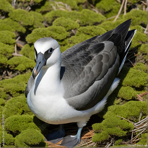 Light-mantled Sooty Albatross, Roetkopalbatros, Phoebetria palpebrata photo