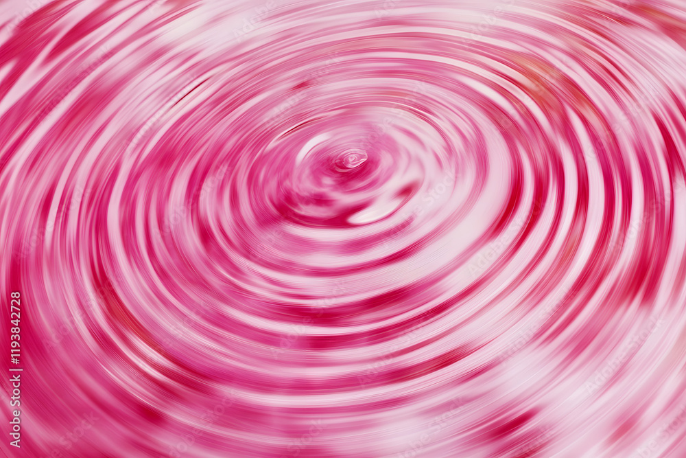 Abstract Pink and White Concentric Circles Abstract Pink and White Concentric Circles