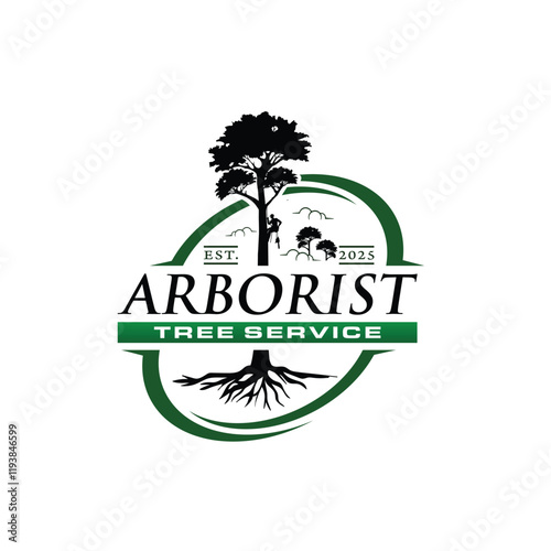 Arborist Tree Services Logo Design