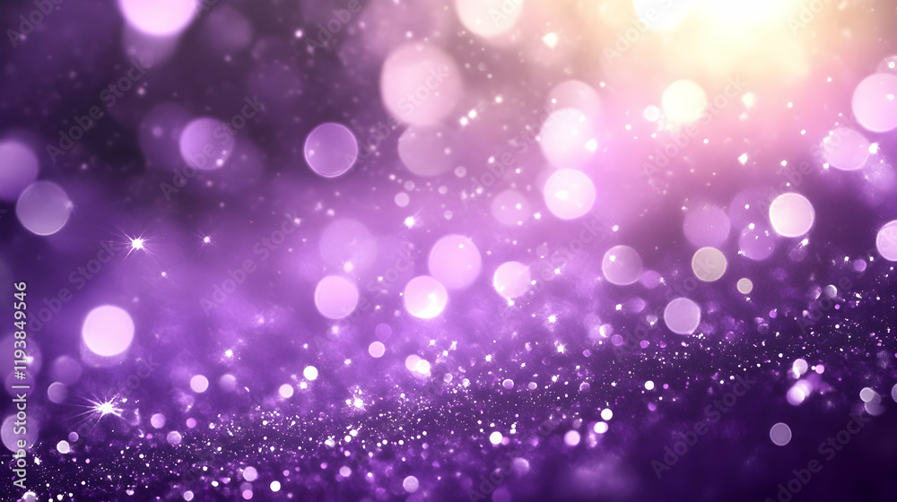 Beautiful sparkling purple bokeh background with soft glowing lights Beautiful sparkling purple bokeh background with soft glowing lights