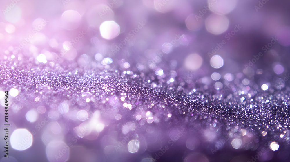 Sparkling Purple Glitter Background with Soft Bokeh Effect Sparkling Purple Glitter Background with Soft Bokeh Effect