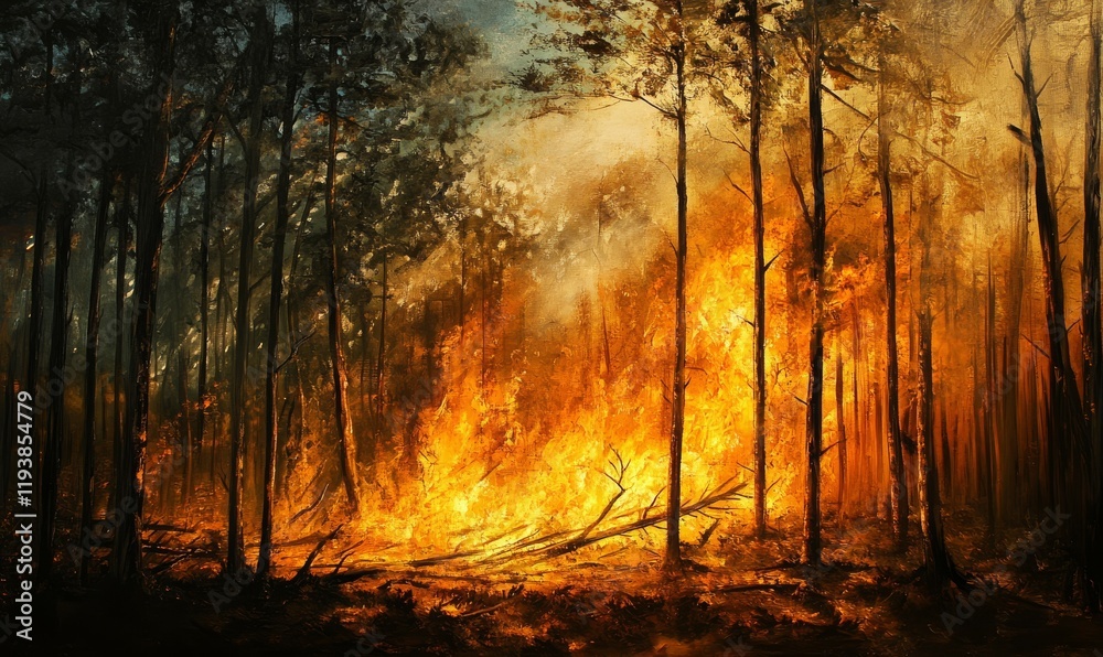The forest is ablaze with an intense fire that burns with a fierce and primal intensity, firewood, blaze The forest is ablaze with an intense fire that burns with a fierce and primal intensity, firewood, blaze