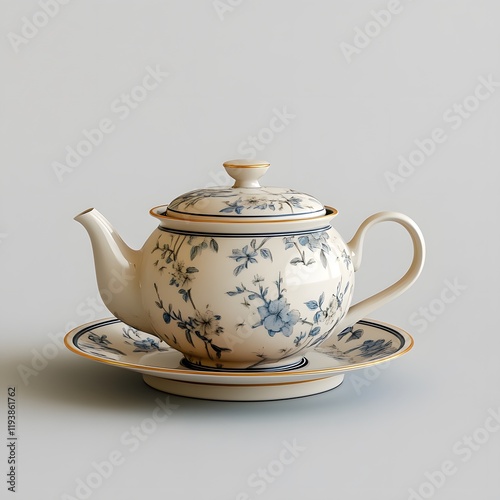 A cup of Chinese jasmine tea with a delicate porcelain