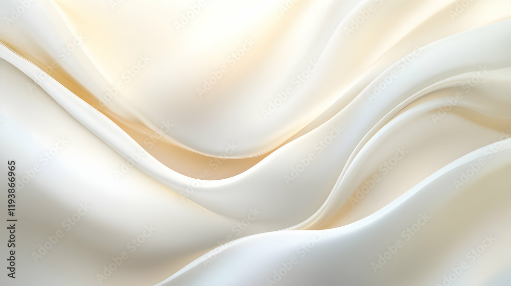 Obraz premium Smooth Silk Texture in Soft Creamy Tones for Background Design