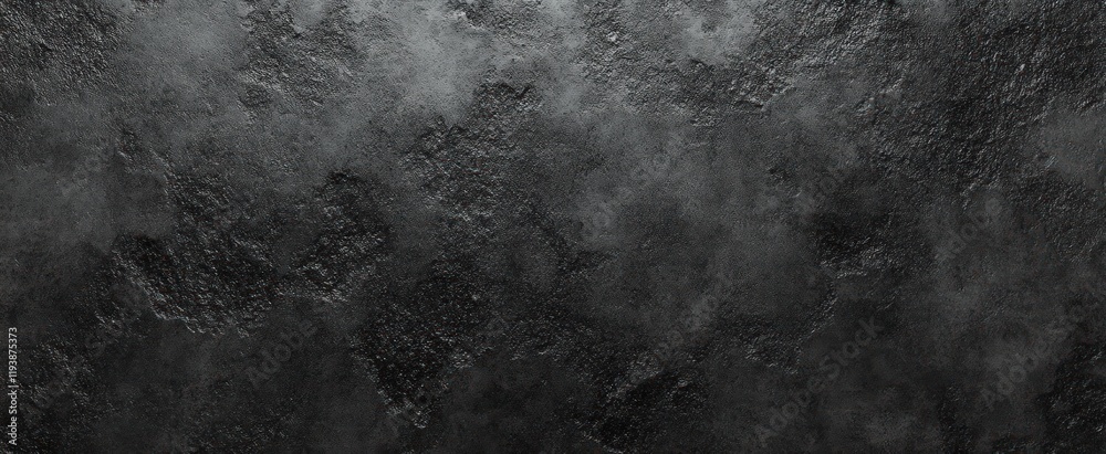 Black Matte Textured Background Abstract Composition Soft Ambient Lighting Elegant Vintage Design