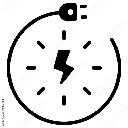 Voltage Glyph Icon