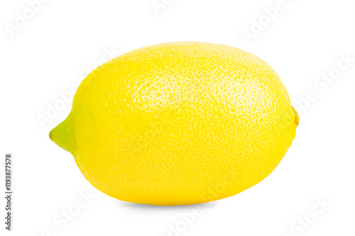 Lemon isolate on white. Citrus lemon