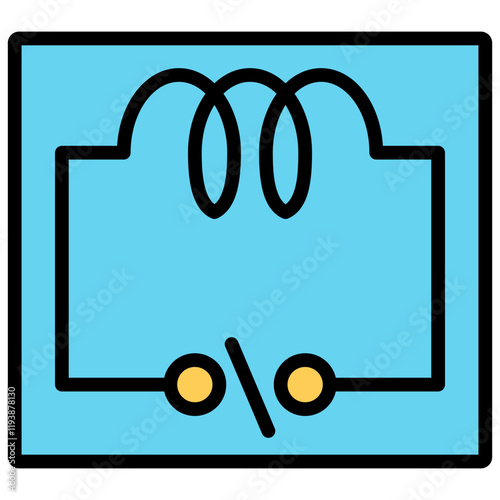 Relay Outline Color Icon