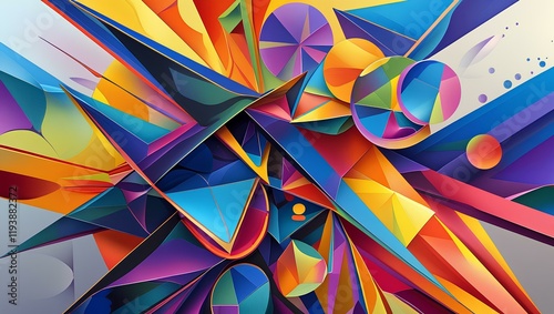 Wallpaper Mural abstract colorful background Torontodigital.ca
