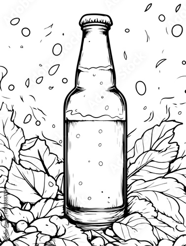 Coloring Page - vectorized - From the Love, Vacation, Fun and Drinks - Package