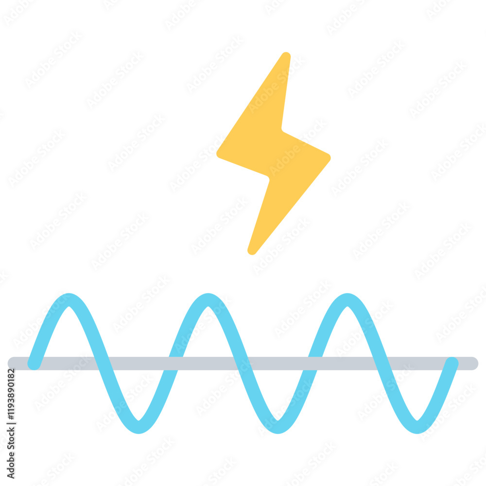 Waveform Flat Icon