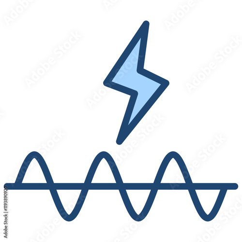 Waveform Blue Icon