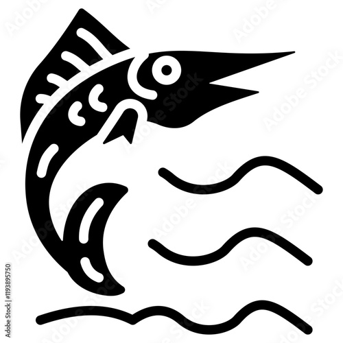 Marlin Glyph Icon