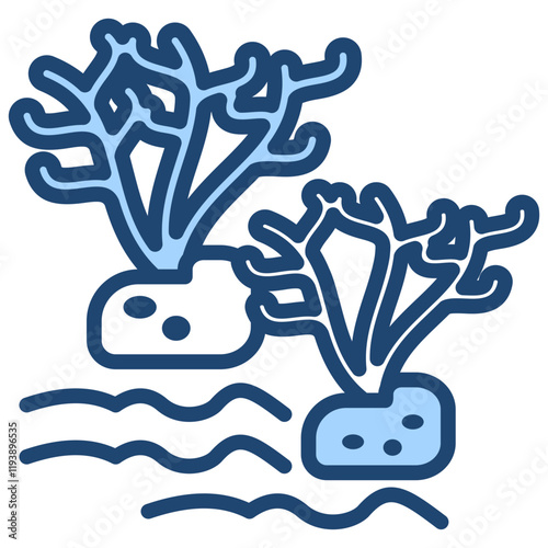 Algae Blue Icon