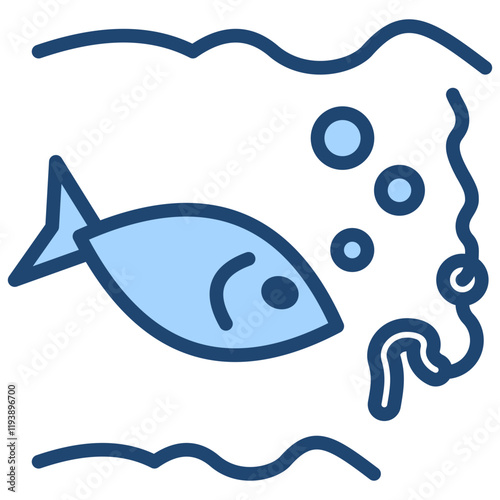 Fisheries Blue Icon
