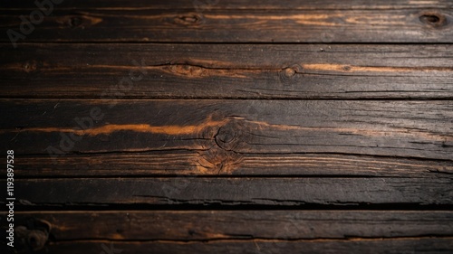 Wallpaper Mural Dark Wooden Panel with Rustic Grain Texture Torontodigital.ca