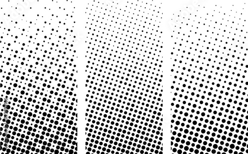 abstract gradient halftone dots background Pop art template texture Vector illustration