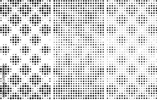 abstract gradient halftone dots background Pop art template texture Vector illustration