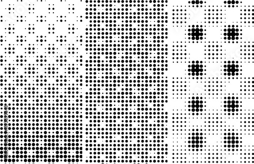abstract halftone dots background Pop art template texture Vector illustration