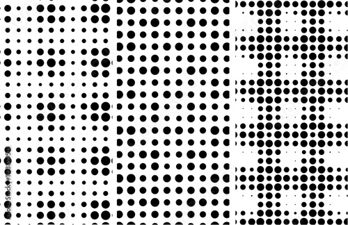 abstract halftone dots background Pop art template texture Vector illustration