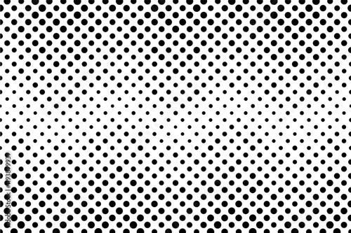 abstract halftone dots background Pop art template texture Vector illustration