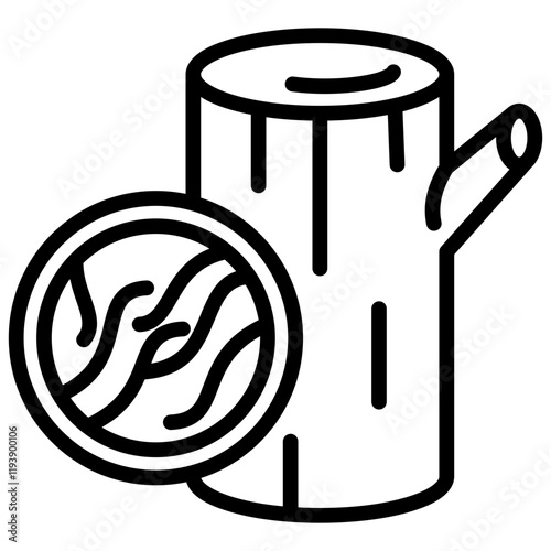 Cellulose Outline Icon