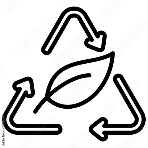 Recycling Outline Icon