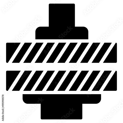 Pressing Glyph Icon