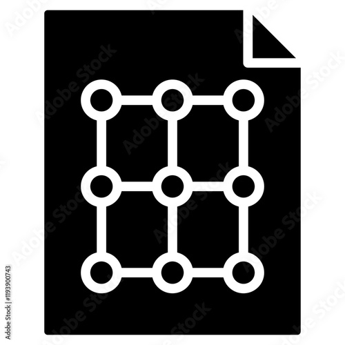 Porosity Glyph Icon