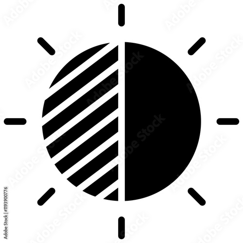 Brightness Glyph Icon
