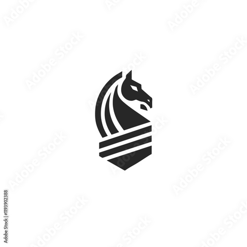Stylized Knight Chess Horse Logo - Elegant Vector Design. These designs showcase timeless chess symbolism with a modern twist, ideal for branding, marketing, or merchandise.