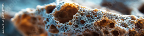High-Resolution Image of Porous Rock Structure