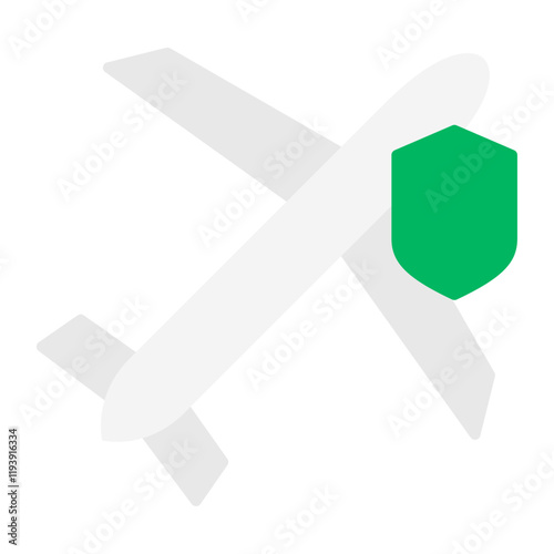 airplane insurance icon